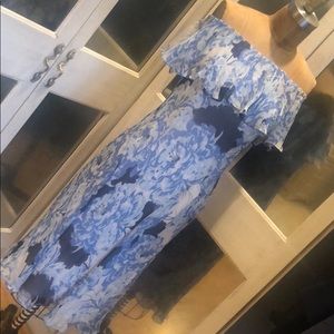 POLO RALPH LAUREN off-the-shoulder flora dress